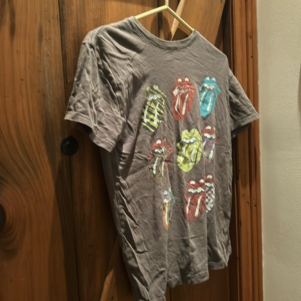 Rolling Stones gray tee shirt XS